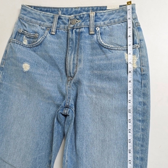 Lovers and Friends Women's Jeans High Rise distressed Straight - Picture 3 of 12